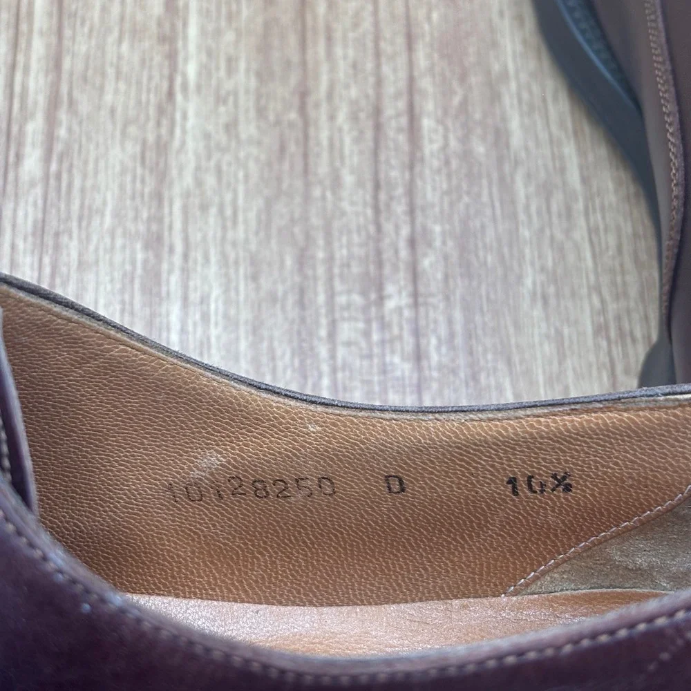 Santoni leather oxfords